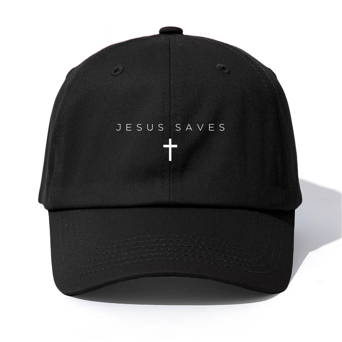JESUS SAVES Print Baseball Cap