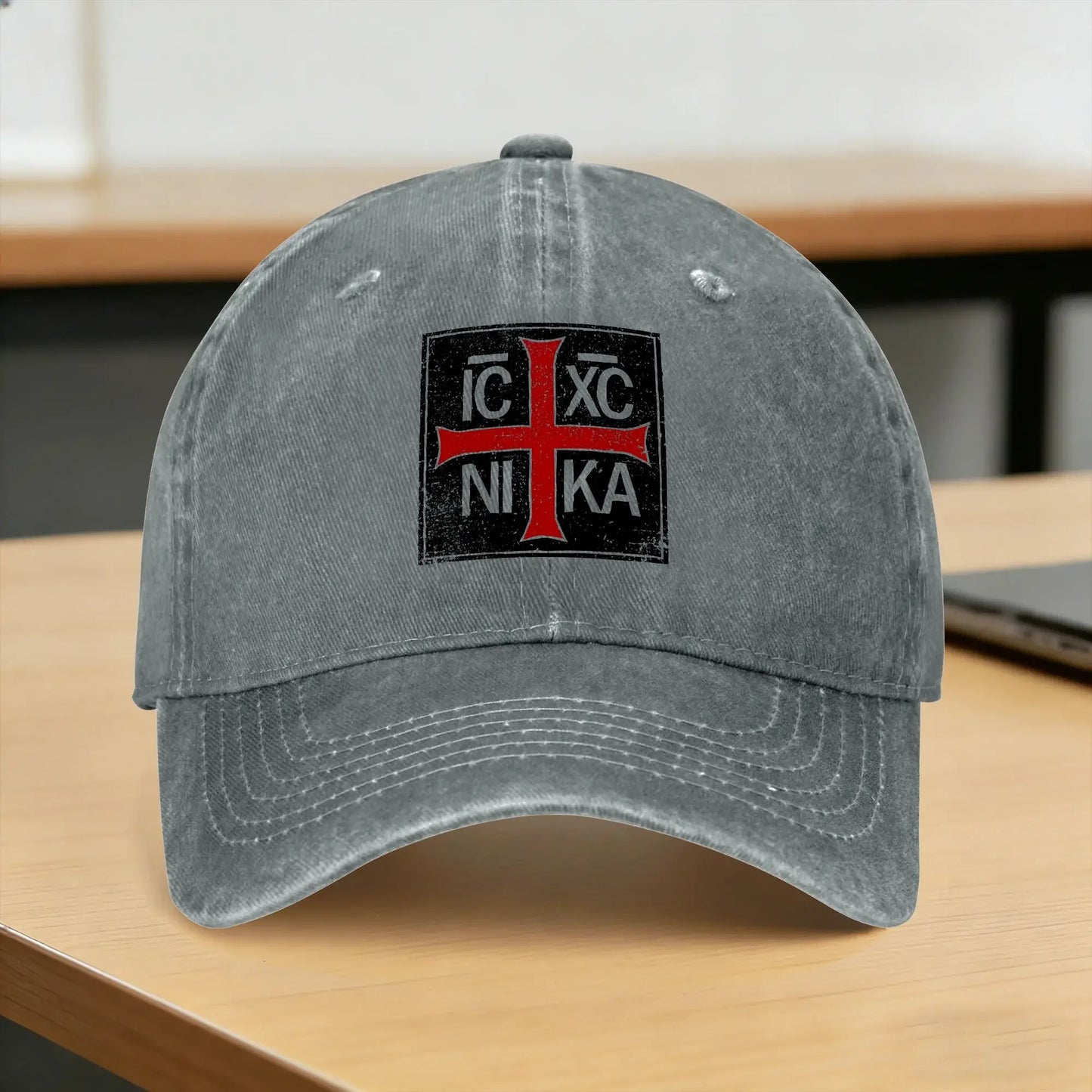 Jesus Conquers Ic Xc Nika Casual Baseball Cap