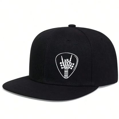 Unisex Ghost Head Skull Printed Hip-hop Hats