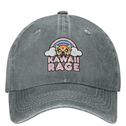 Kawaii Rage Washed Baseball Cap