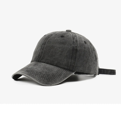 Solid Washed Denim Baseball Cap Vintage Unisex Cotton Sport Hat Women Men