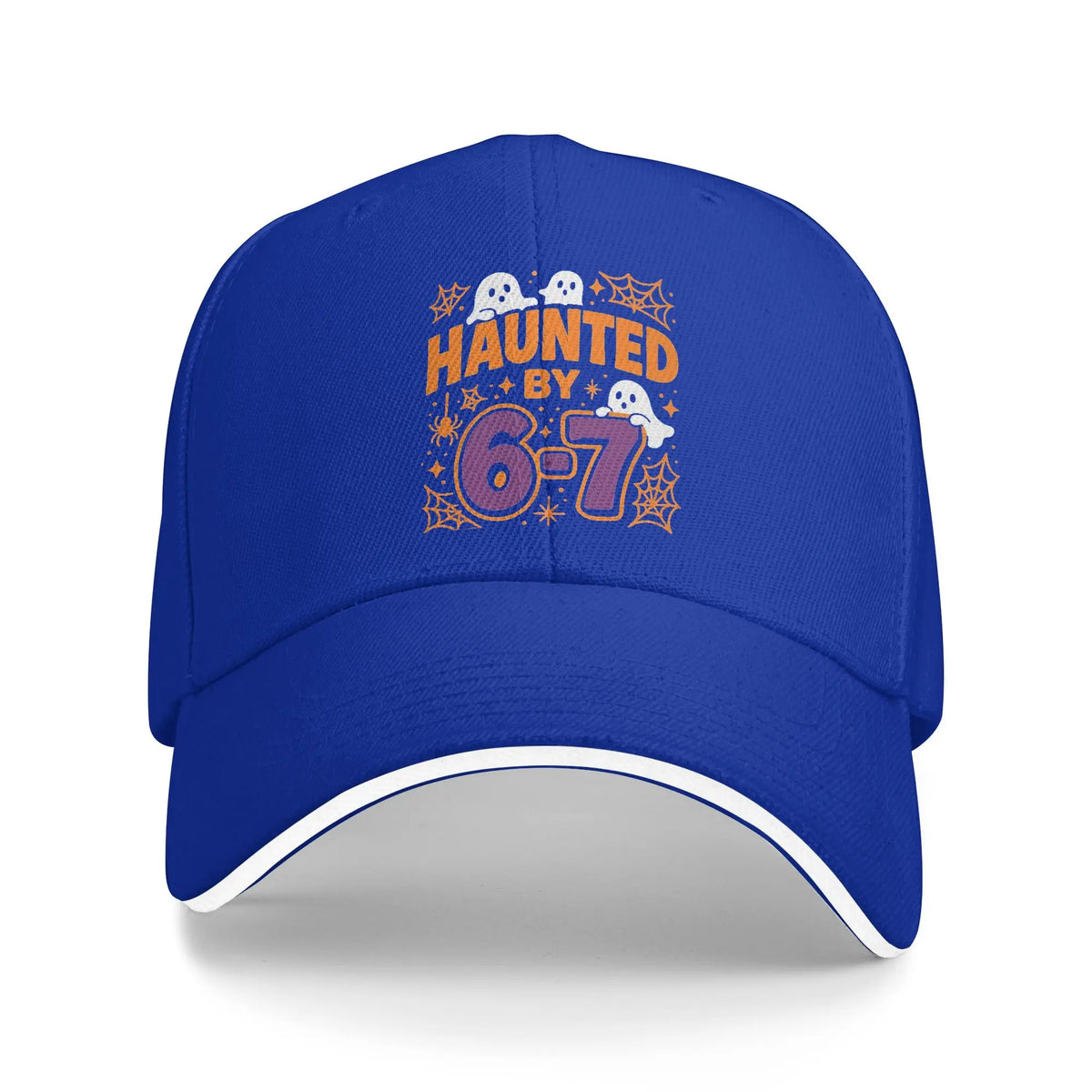 Haunted By 67 Halloween Meme Funny 67 meme Halloween Sun Baseball Cap