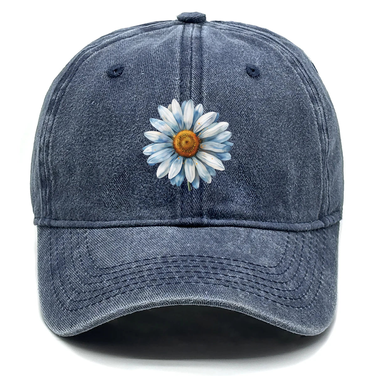 Flower Print Snapback Baseball Cap Flower Hat