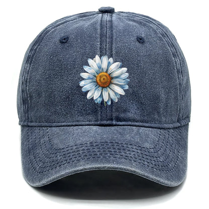 Flower Print Snapback Baseball Cap Flower Hat