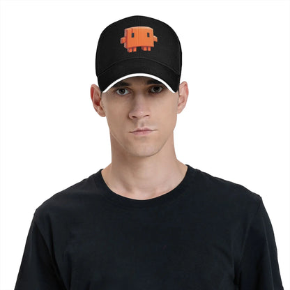 All Tests Pass Now! Dev Debug Orange Burst Text Claude Baseball Cap