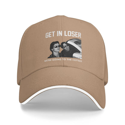 Summer Get In Loser We Are Going To The Cottage Heated Rivalry Hollander Rozanov Hockey Baseball Cap