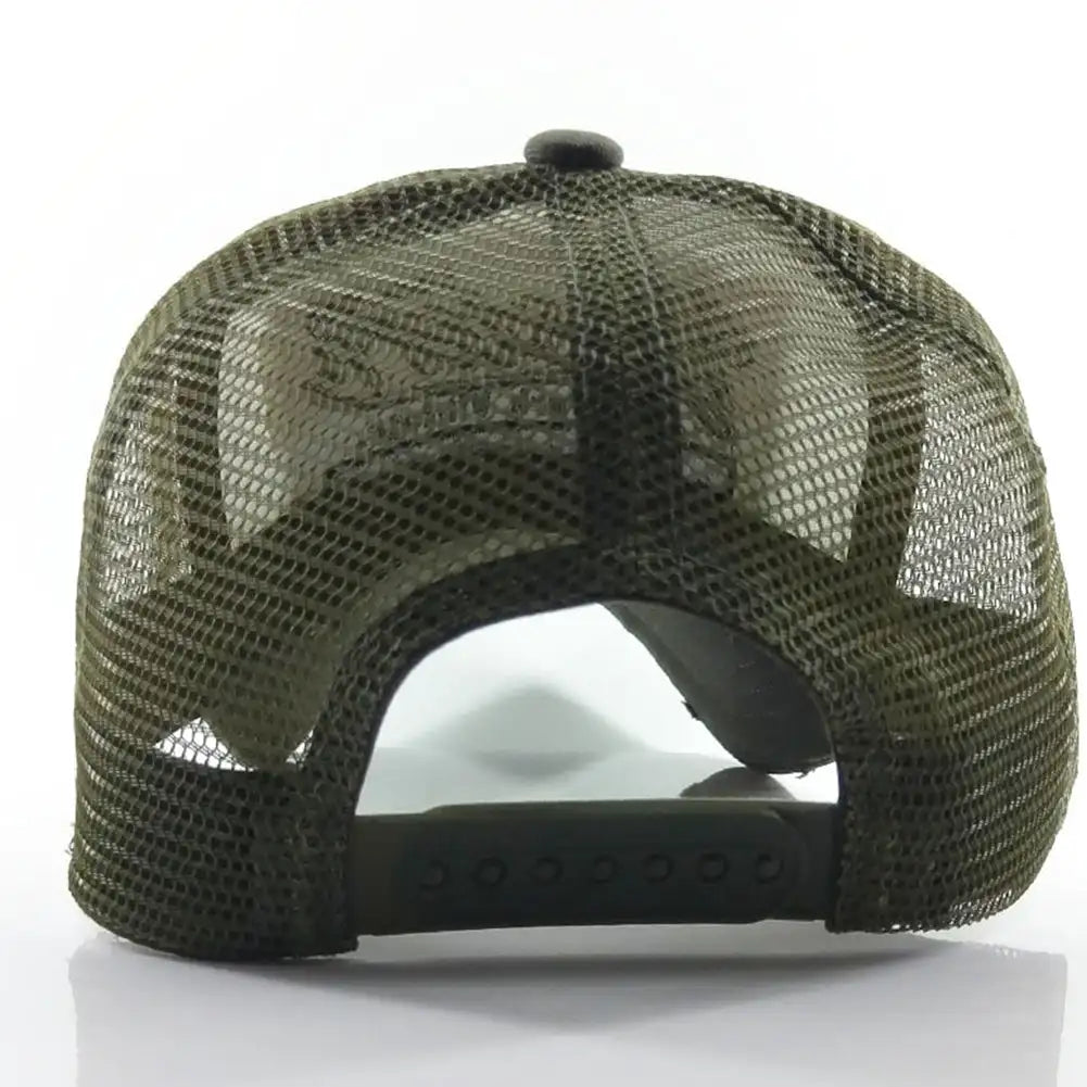 Streetwear Letter Embroidery Mesh Dad Baseball Cap For Women Men