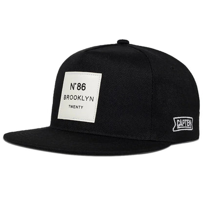 BROOKLYN Baseball Cotton Adjustable Snapback Hat Leather Label N86 Hip Hop Caps