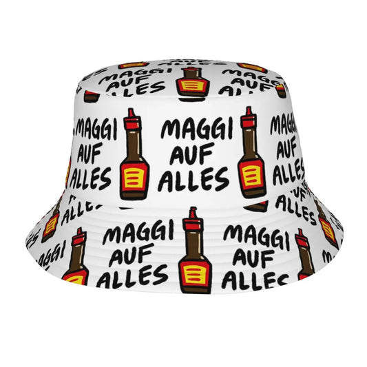 Maggi Auf Alles (Deutsch) Bucket Hats Panama For Man Woman