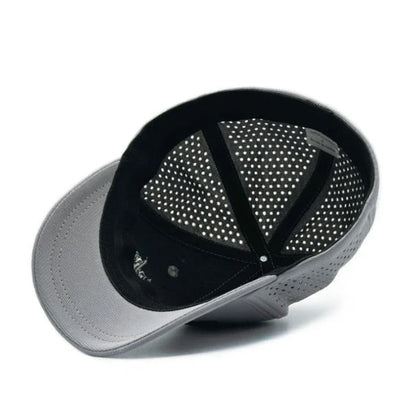 Short Brim Baseball Cap For Men Mesh Fitted Caps