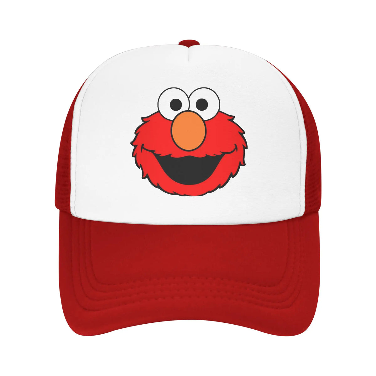 Elmo Cartoon Sesames Streets Trucker Hat Baseball Cap