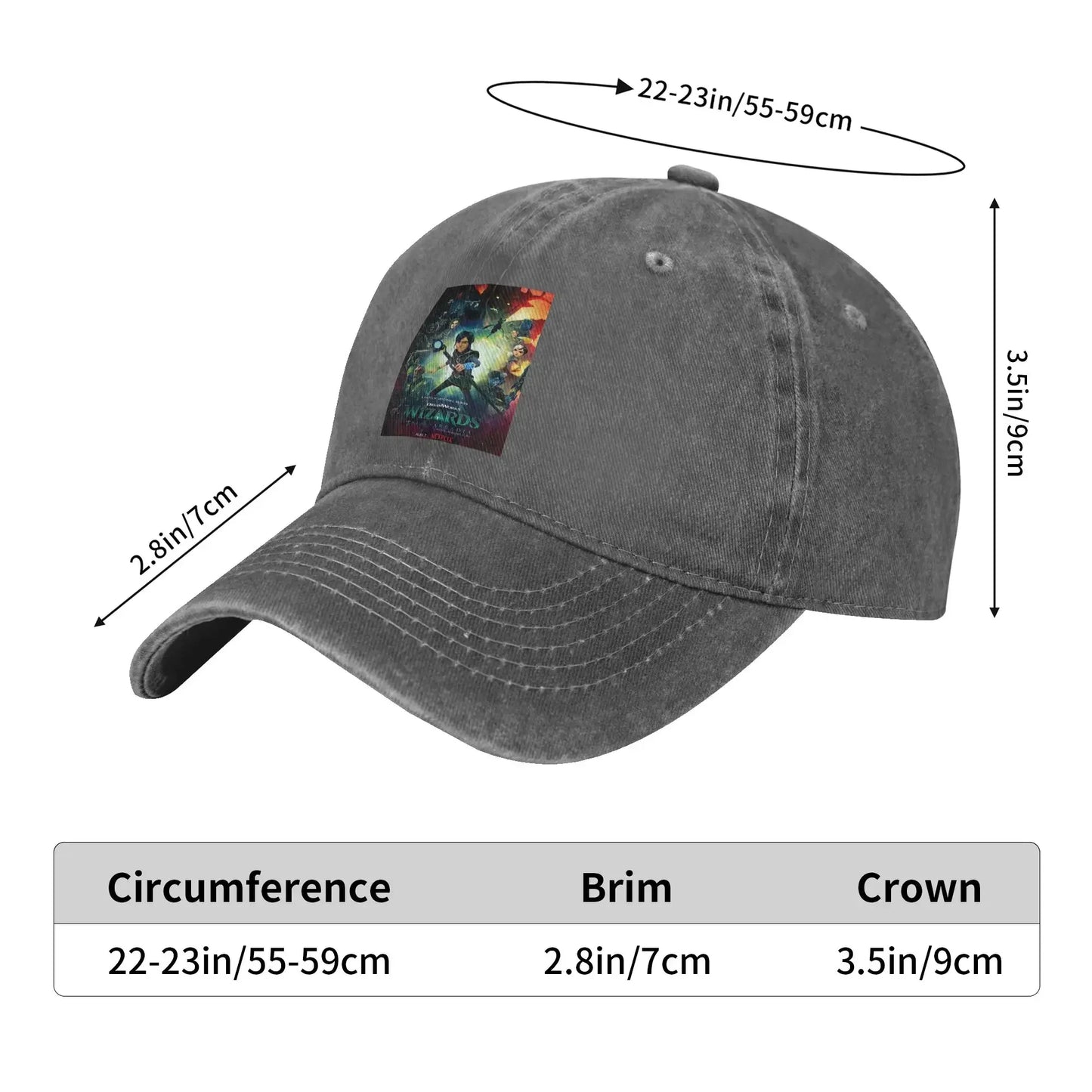 Cartoon TrollHunters Denim Cap Casual Baseball Caps