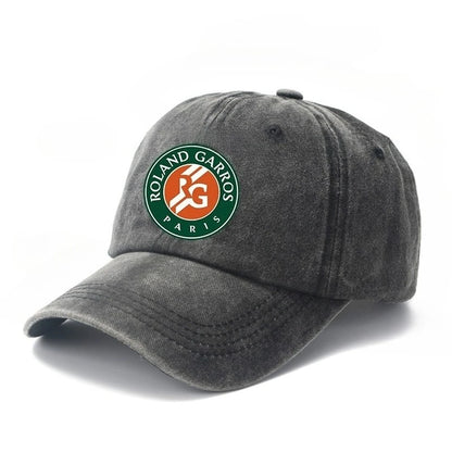 PARIS 100% Cotton Baseball Caps Vintage Distressed Cotton Snapback Hat
