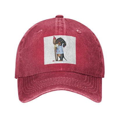 Dachshund Dog Art Baseball Cap