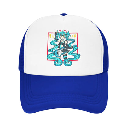 Kasane Teto Vocaloid Triple Baka Chibis Mesh Baseball Caps
