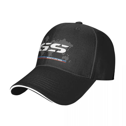 Motorcycle GS World Map Racing Baseball Cap