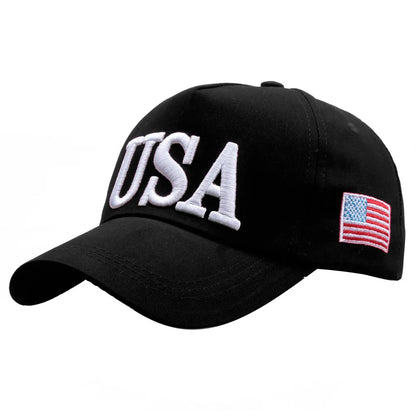 USA Flag Embroidered Baseball Caps, Men Women Outdoor Sports Event Casual Baseball Caps