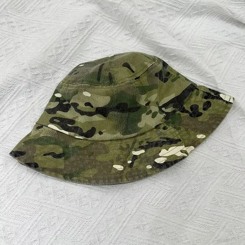 Japanese Tooling Camouflage Outdoor Mountaineering Sun Protection Bucket Hat