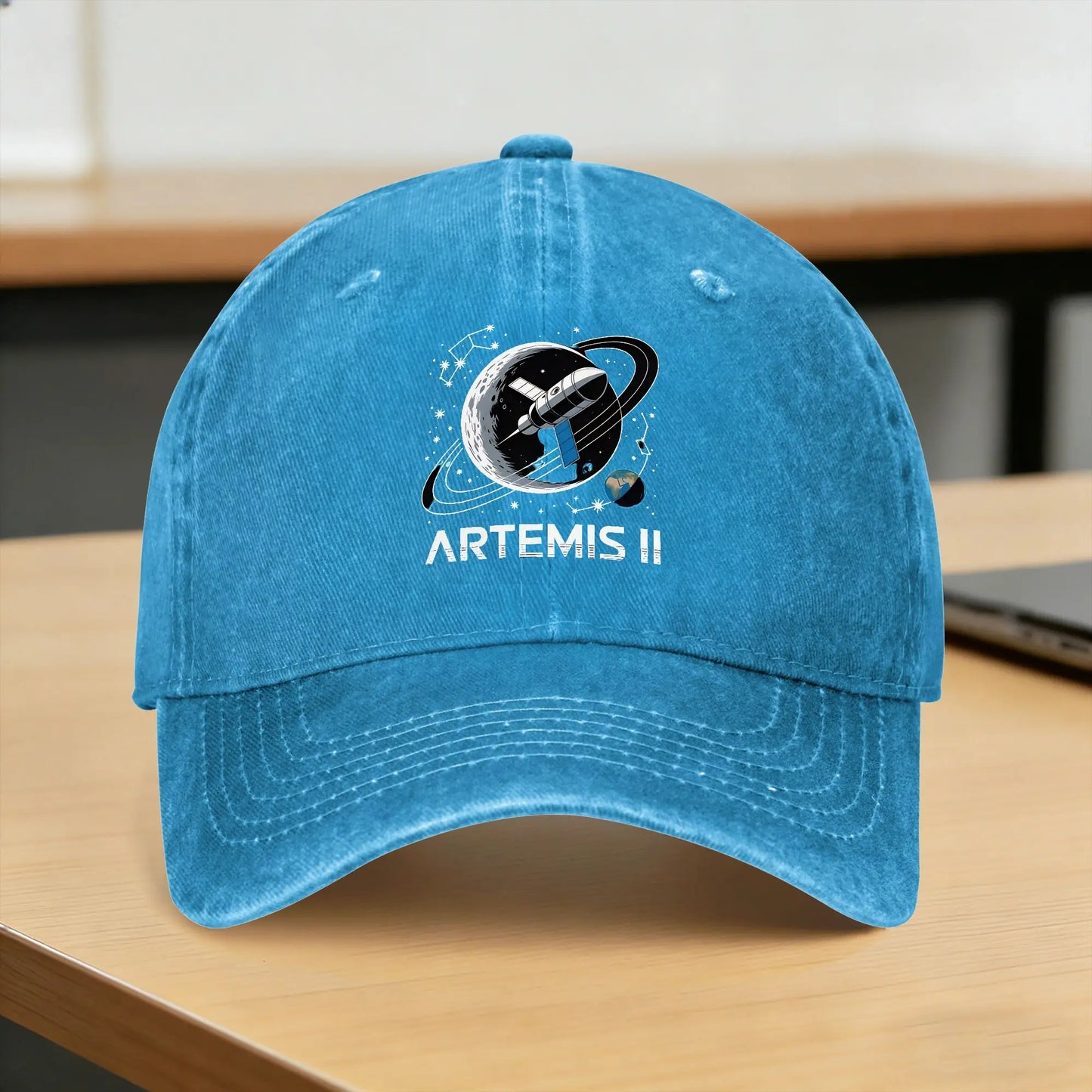 Artemis II Back To The Moon 2026 Sun Baseball Cap