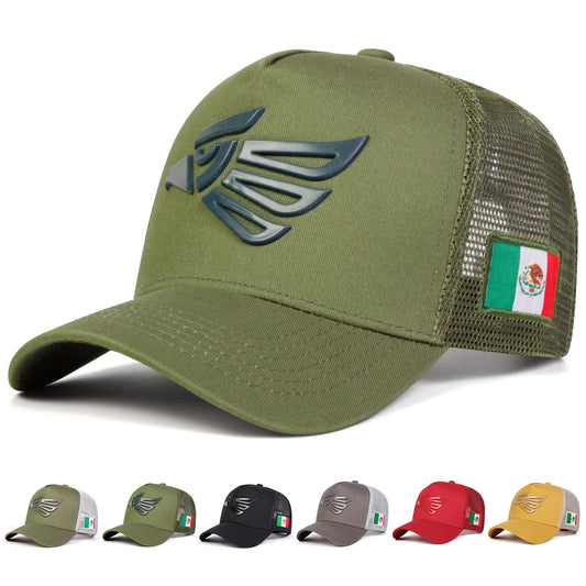 Unisex Mexican Eagle Label Baseball Caps Sunscreen Hat