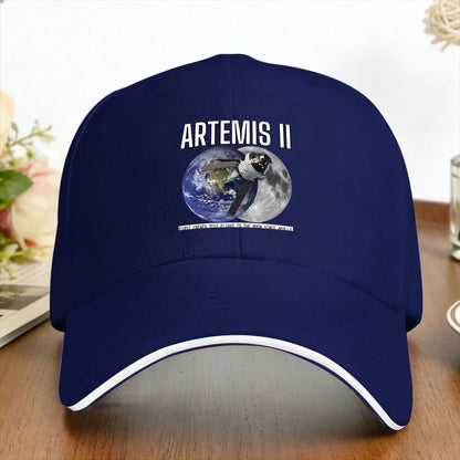 Artemis 2 Moon Mission First Crewed Flight Since Apollo Sun Baseball Cap