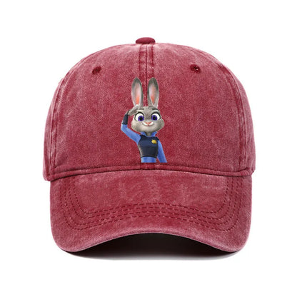 Zootopia Cartoon Judy Print Baseball Cap