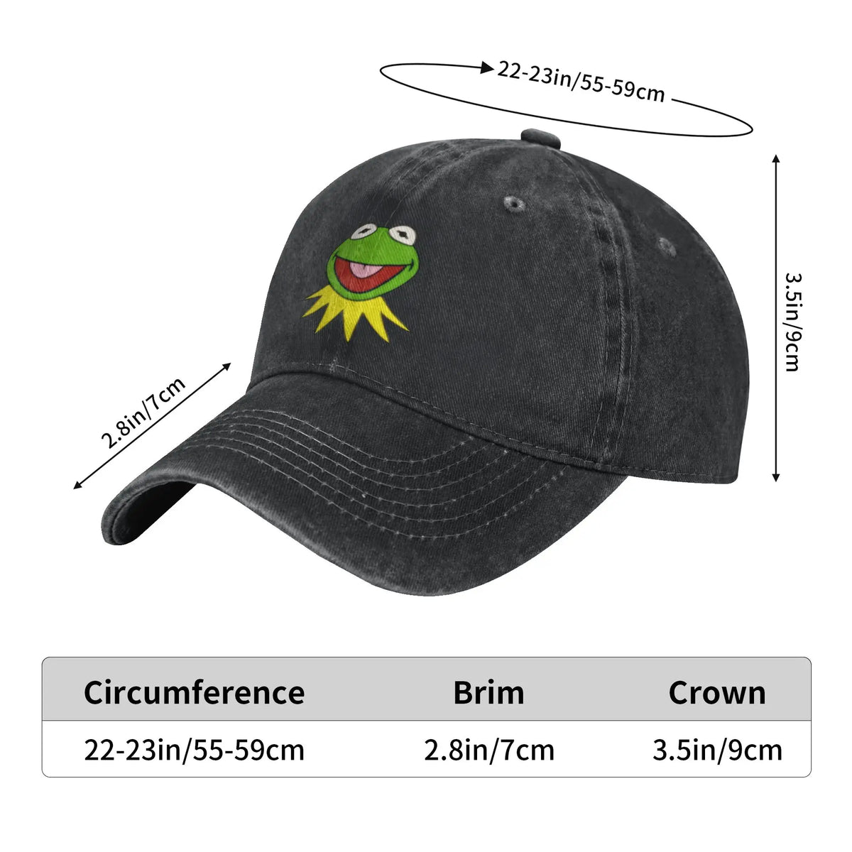 Kermits The Frog Accessories Baseball Cap