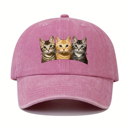 Fashion Washed Cotton Denim Baseball Caps Men Women