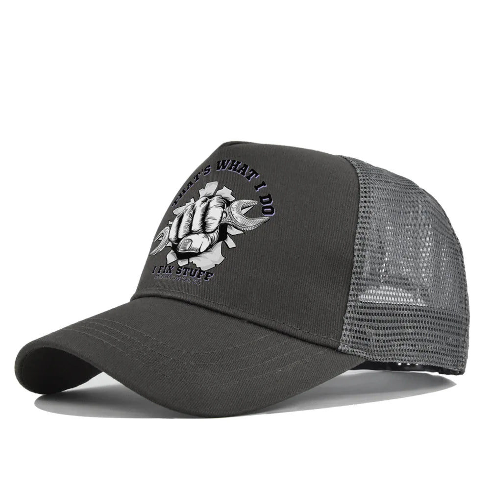 New Fashion Spring Summer Printed Mesh Breathable Baseball Cap