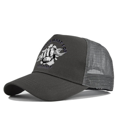New Fashion Spring Summer Printed Mesh Breathable Baseball Cap