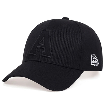 Summer Fashion Men Baseball Cap Letter A Embroidery