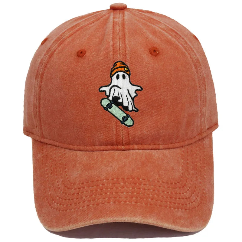 Baseball Cap Skateboard Ghost