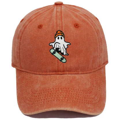 Baseball Cap Skateboard Ghost
