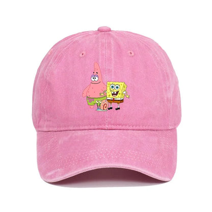 Fashion Cute SpongeBobs Baseball Cap Movie Cartoon Role
