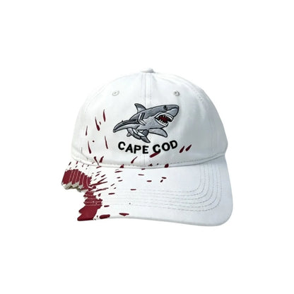 Shark Bite Embroidered Baseball Cap
