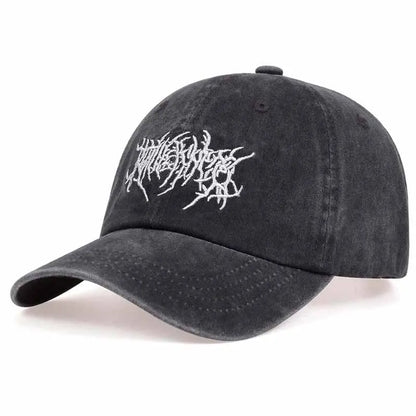 Unisex Letter Embroidery Wah Baseball Cap Outdoor