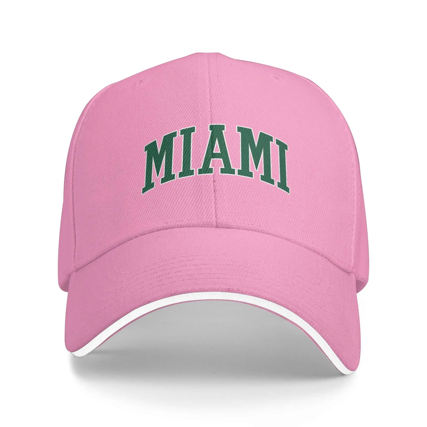 Miami Art Design Baseball Cap Unisex-Teens Design Baseball Caps