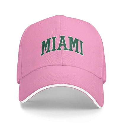 Miami Art Design Baseball Cap Unisex-Teens Design Baseball Caps