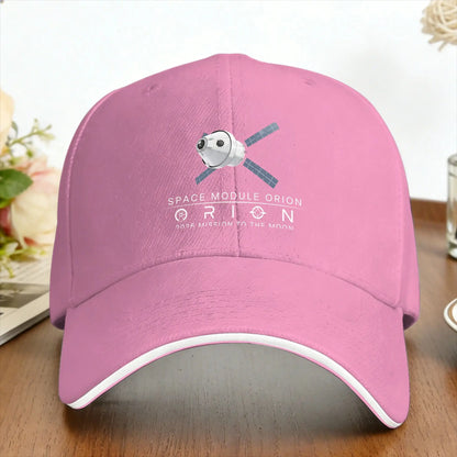 Artemis Orion Space Module 2026 Mission to the Moon Art Casual Baseball Cap