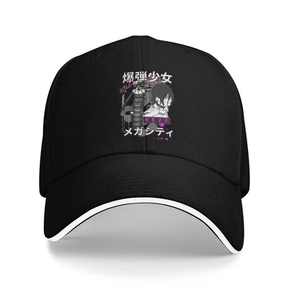 Reze Chainsaw Man Baseball Cap Fashion Anime Sandwich Cap Men Women