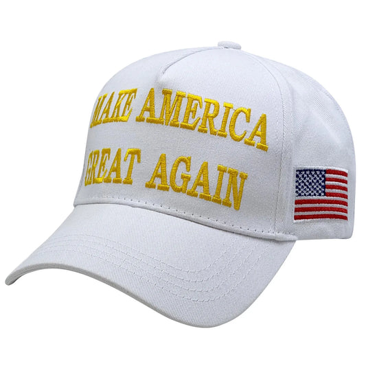 Adjustable Embroidered American Flag Baseball Cap For Men Women