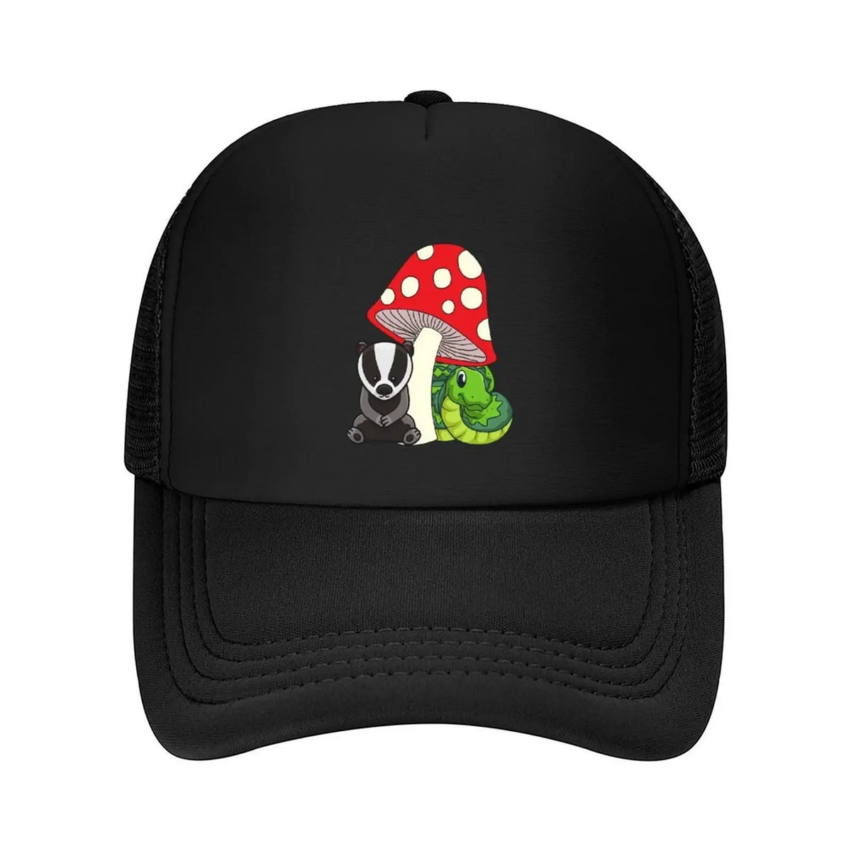 2026 Cute Badger, Mushroom Snake Baseball Cap