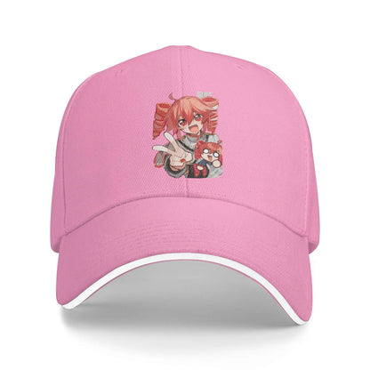 Kasane Teto Peace Sign Chibi Baseball Cap