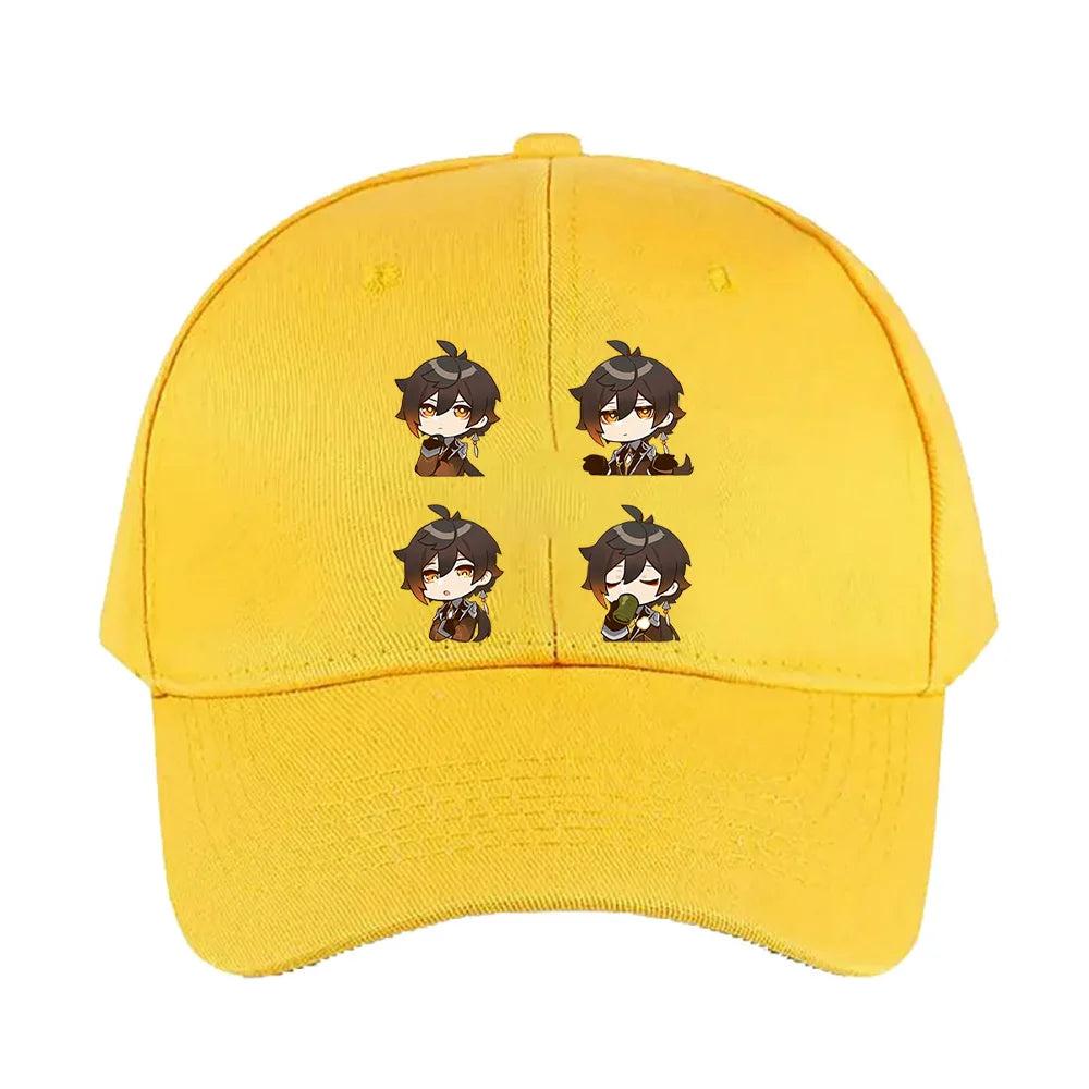 Zhongli Chibi Genshin Impact Baseball Cap