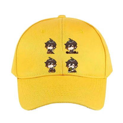 Zhongli Chibi Genshin Impact Baseball Cap