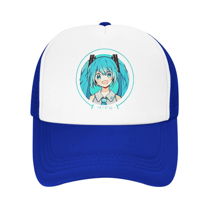 Kasane Teto Vocaloid Triple Baka Chibis Mesh Baseball Caps