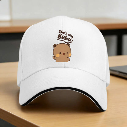 Bubu Dudu Bear their baby Sun Baseball Cap