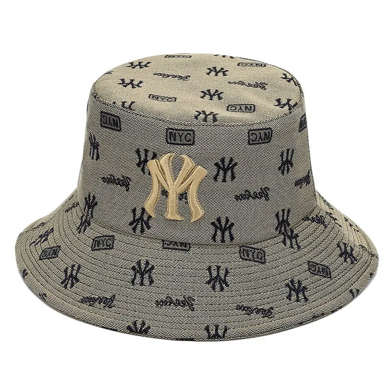 Unisex Letter Embroidery Fisherman Hat Women