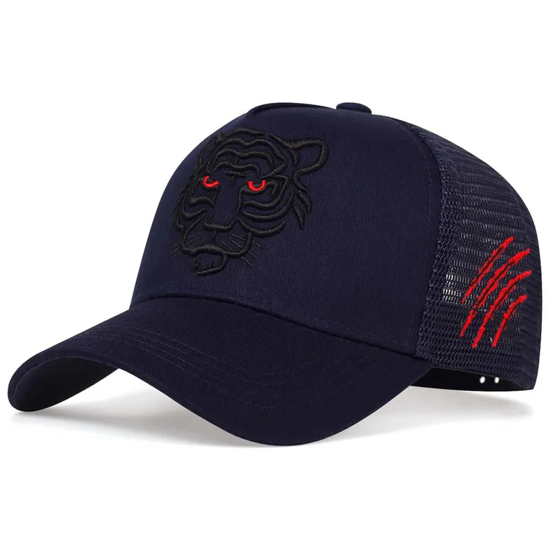 Tiger Embroidery Baseball Cap Men Women Hip Hop Hat
