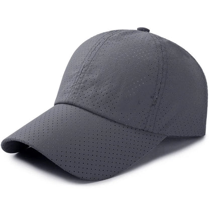 Hat Men Spring Summer Solid Color Mesh Cap Baseball Cap